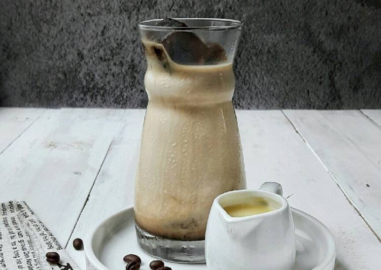 Resep Es Kopi Susu Iced Coffee Milk Yang Gurih