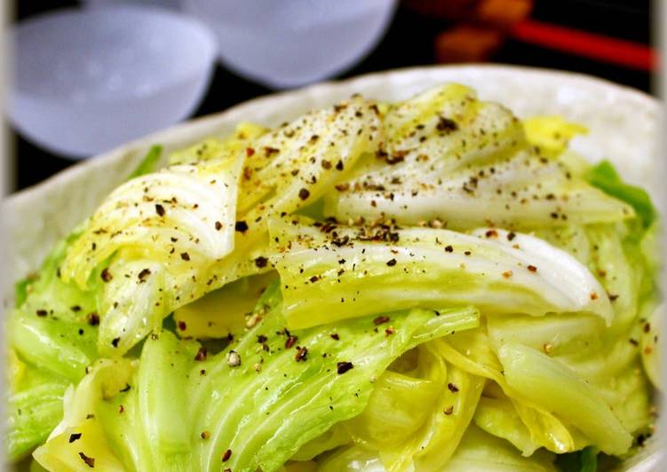 WORTH A TRY!  How to Make Cabbage with Salt Sauce