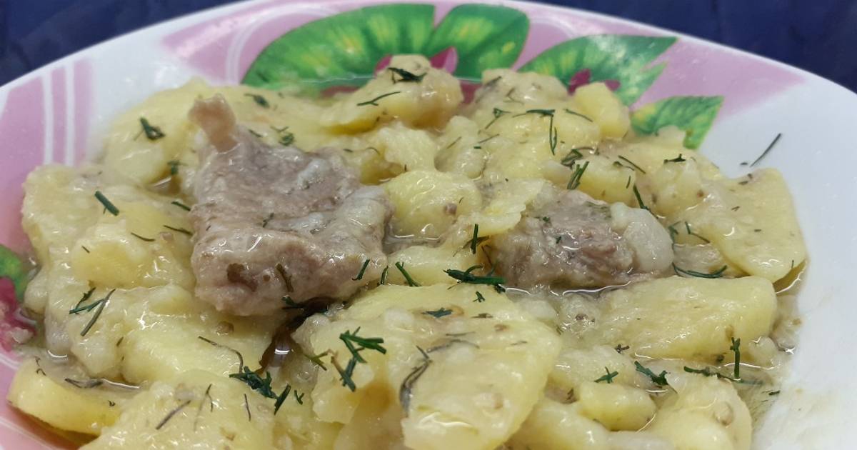 Картошка со сметаной в мультиварке – пошаговый рецепт приготовления с фото