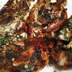 A picture of Almond-Stuffed Chicken.