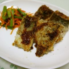 A picture of Easy Horse Mackerel Breaded with Mayo and Panko.