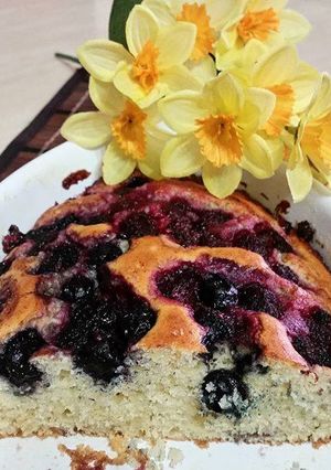 Una foto de Pastel de Moras