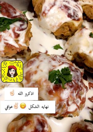 صورة لوصفة لحم بالبطاطس والجبن الشهي 😋