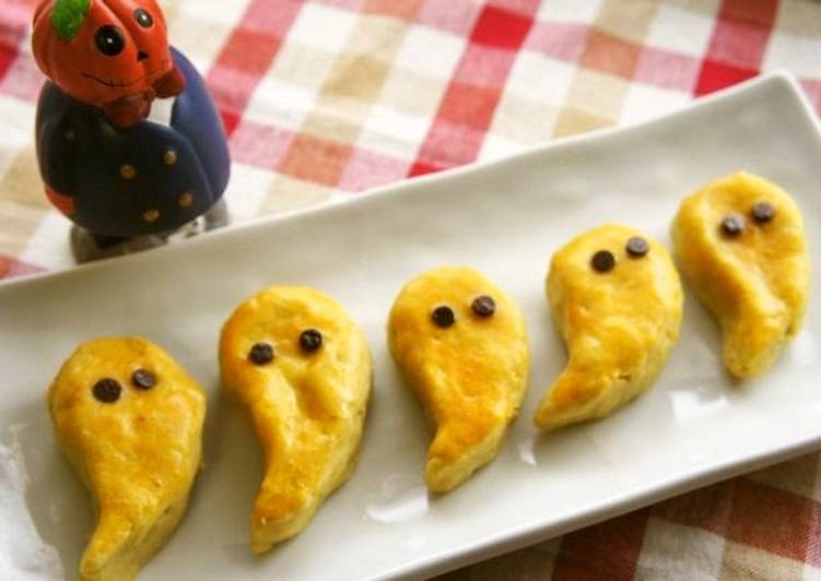 Steps to Make Perfect Sweet Potato Ghosts