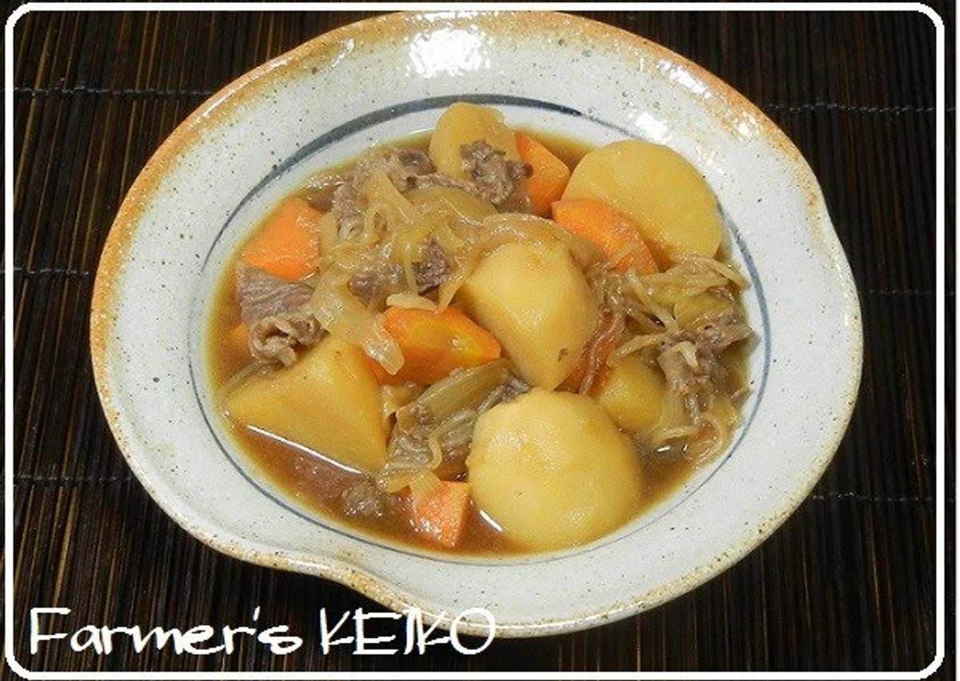 Our Family's Nikujaga Meat and Potatoes (without any extra water added)
