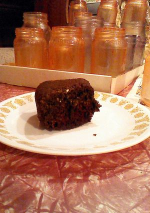 A picture of Chocolate Banana Bundt cake.