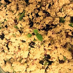 Heidi's Christmas Cous Cous Salad A picture of Heidi's Christmas Cous Cous Salad.