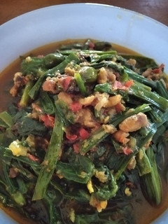 Foto resep Tumis genjer sambal oncom
