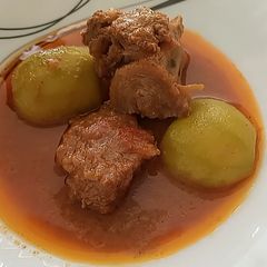 A picture of Tinday gosht.