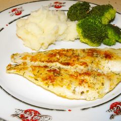 A picture of Flounder Meunière.