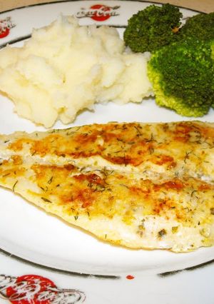 A picture of Flounder Meunière.