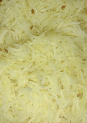 A picture of Jeera Rice.