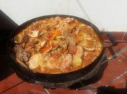 Una foto de comidas al disco