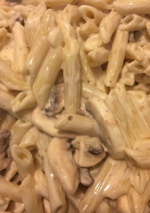 Una foto de Pasta Alfredo
