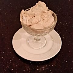 A picture of Whipped Cream Apple Butter Cream Cheese Frosting /Filling.