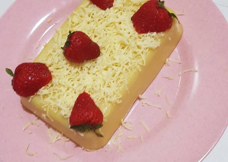 Simple cheese cake kukus