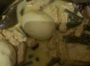 Foto resep Kancang Panjang Tempe Kuah Santan