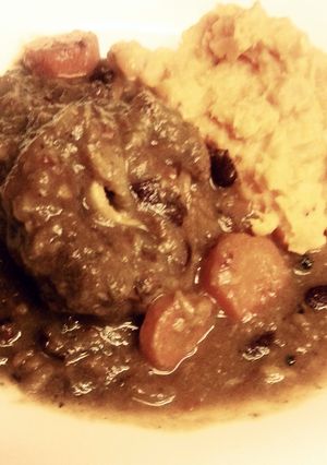 A picture of lamb stew.