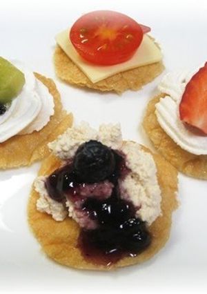 A picture of Flaky Aburaage Crackers.