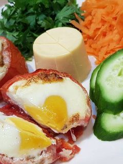 صورة لوصفة بيض بالطماطم