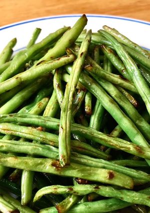 Hình của món Đậu Que Rang Nước Mắm.