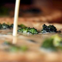 A picture of Broccoli and Swiss Cheese Quiche.