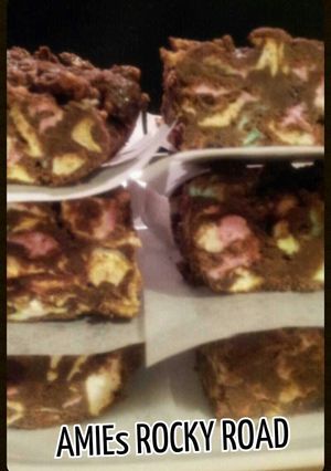 A picture of AMIEs ROCKY ROAD.