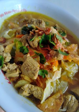 Foto resep Soto sapi bamboe