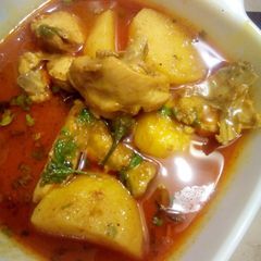 A picture of Heaven Chicken Curry by Mom.