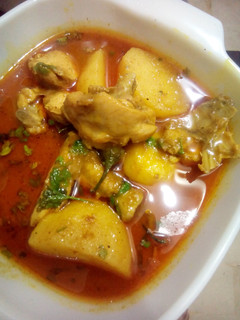 A picture of Heaven Chicken Curry by Mom.