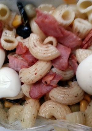 A picture of Macaroni salad.