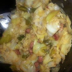 A picture of fried cabbage..