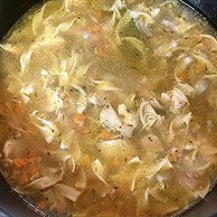 A picture of Homestyle Chicken Noodle Soup.