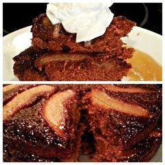 A picture of Tinklee's Spicy Pear Cake.