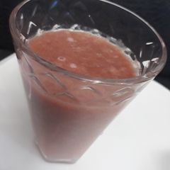 A picture of Banana and watermelon smoothie.