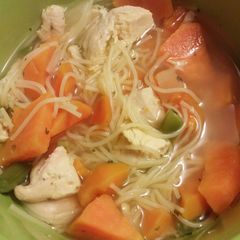 A picture of Chicken soup.