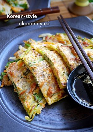 A picture of From Tsuruhashi, Osaka - Mum's Joen with Green Onion or Chinese Chives.