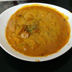 A picture of My Indian inspired Curried Chicken 🐔.