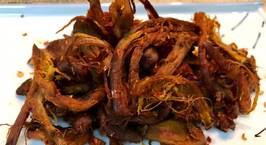 Hình ảnh món Khô nấm sả ớt (khô bò chay)
