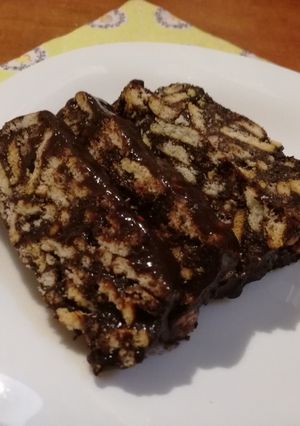 Gluténmentes kekszszalámi recept fotója