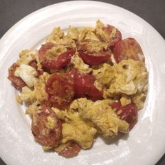 Cherry Tomato with Egg A picture of Cherry Tomato with Egg.