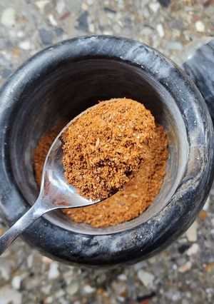 Una foto de Ras al Hanout, mix de especias marroquí