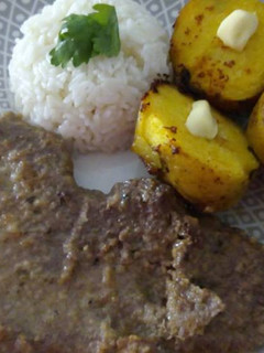 Una foto de Milanesa de Carne a lo Carmelita
