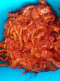 A picture of spaghetti mix.