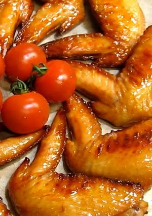 A picture of Roasted Chicken Wings ♪.
