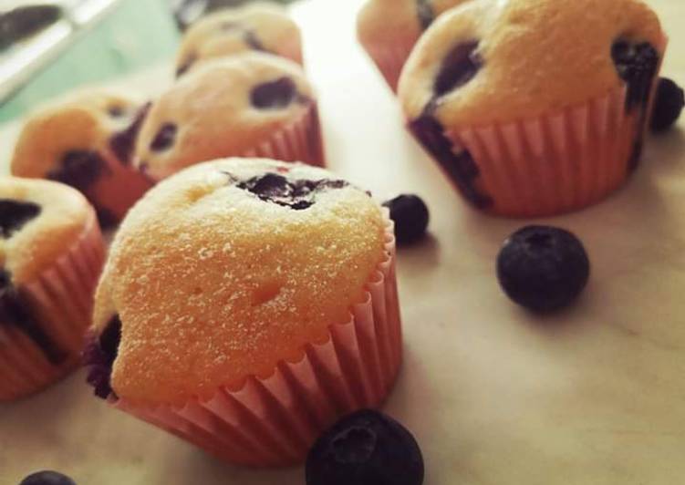 Puha áfonyás muffin