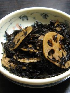 A picture of Macrobiotic: Hijiki and Lotus Root.
