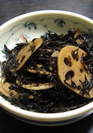 A picture of Macrobiotic: Hijiki and Lotus Root.