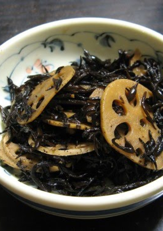 A picture of Macrobiotic: Hijiki and Lotus Root.