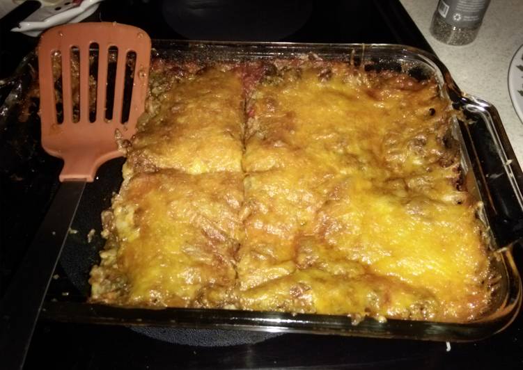 Recipe of Super Quick Homemade Cheesy  Mexican Casserole